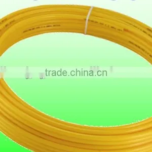 Corrosion Resistance Nylon Coiled Hose 12mm*9mm Tubing Coiled Yellow Used For Machinery for Pneumatic Tube thumbnail-1