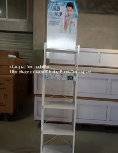 Metal Flooring Oil Display Rack Shelf,cosmetic Counter Showcase ,acrylic Display thumbnail-4