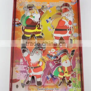 Christmas Designer Cake Cutter Fondant Decorative Fruit Cutters Cheap Metal Cookie Cutters thumbnail-1