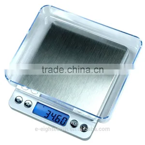 2016 Mini 2kg 2000g/0.1g W/2Trays Electronic Digital Platform Jewelry Weighing Scale thumbnail-1