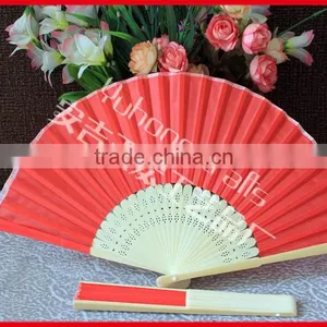 Promotional Colorful Silk Hand Fan thumbnail-4