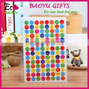 Colorful Emoji Emotion Sticker Parents And Teachers Reward Praise Emotional Smile Paper Removable Adhesive Stickers thumbnail-1