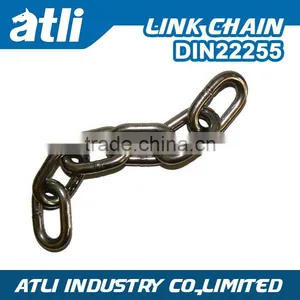 High Tensile Black Painted Alloy Steel G80 Stainless Steel Link Chain thumbnail-1