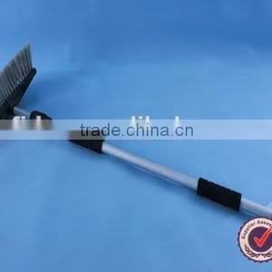 Triangle Head Soft Hair Water Flow Through Boat Cleaning Brush With Telescopic Handle thumbnail-1