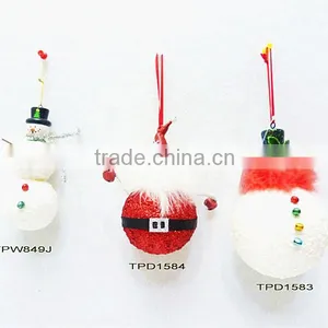 New Design Cute Foam Snowman Christmas Tree Ornaments Sets thumbnail-1
