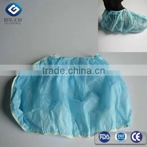 Single Use Anti-slip PP Shoe Cover With Printing, Printed Skidproof PP Non-woven Shoe Cover, Printed Machine Made thumbnail-2