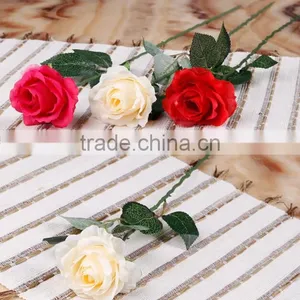 New t Sale in China Artificial Flower Decor Wedding Artificial Chinese Rose Flower Fake Decoration Flower Decoration thumbnail-3