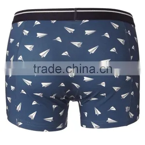 Hot Men Underpant Briefs With Paper Planes Print, Cheap Briefs for Men thumbnail-2