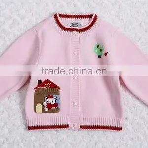Dongguan Manufactured Kids Thick Wool Knit Sweater Coat Pattern thumbnail-3