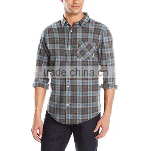 2016 New Winter Fashion Long Sleeve Flannel Shirt thumbnail-5