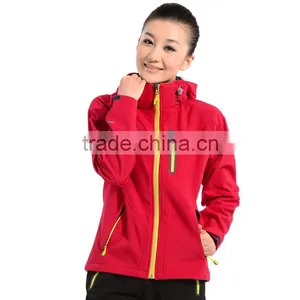 Hoodies Casual Waterproof Breathable Outdoor Women Softshell Jacket thumbnail-1