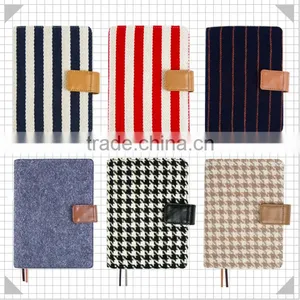 2017 New Style A5/A6 Cloth Cover Daily Planner/weekly Planner With Clasp/loose Leaf Metal Clip thumbnail-2