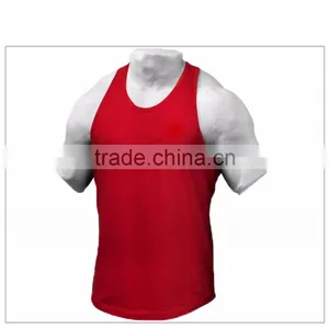 Factory Wholesale Stringer Tank Top Mens Gym Tank Top Best Vest For Men thumbnail-3