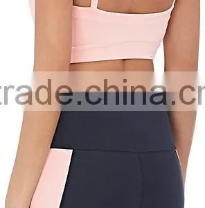 Wholesale New Style Fashionable Sexy Custom Blank Women Sports Bra Sets Women's Radius Microfiber Sports Bra Set thumbnail-3