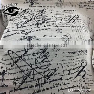 100% Polyester Linen Look Fabric With PU/PVC Coating For Bags/Luggages/Garment /Sofa Using thumbnail-3