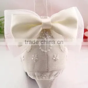 Fashionable Lace and Bow Tie For Shoe Heel Shoes Ornament With Metal Clip Shoe Charms thumbnail-4