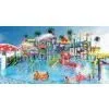 Anti-Crack Water Park Equipment Water Slide Playground , Easy Assembly Plastic Units thumbnail-1