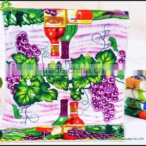 Microfiber Clean Kitchen Tea Towel Custom Printed Linen Dish Towel thumbnail-1