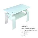 F-011 White Paint Coffee Table thumbnail-1
