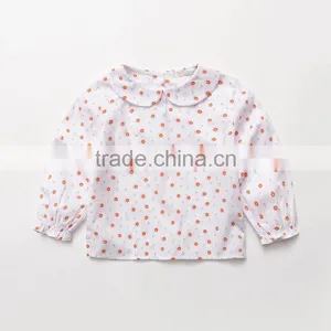Doll Collar Floral Pattern Bottoming Breathe Freely Baby Shirt thumbnail-1