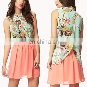 2016 Ladies Wholesale Clothing in USA Tulip Back Shirt/top/blouse thumbnail-1