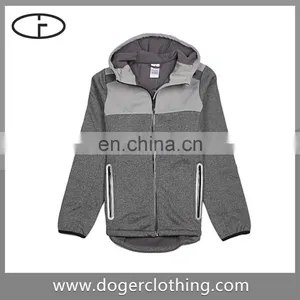 Brilliant Quality Color Long Sleeve Hooded Snap on Jacket for Men thumbnail-1