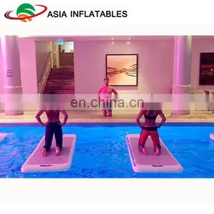 Drop Stitch Floating Water Mat / Inflatable Yoga Mat on Water thumbnail-1