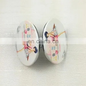 Metal Compact Mirror Compact Mirror With Logo thumbnail-1