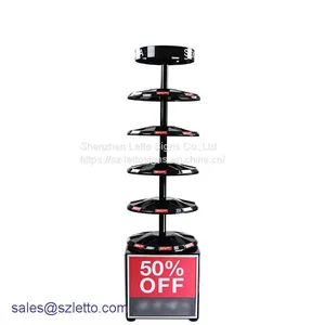 Luxury Metal Jewelry Free Standing Floor Display thumbnail-1
