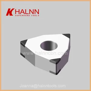 CBN Hard Turning GCr15SiMn Hardened Steel Materials Wind Turbine Bearing With Halnn WNGA080412-3S PCBN Cutting Tool thumbnail-1