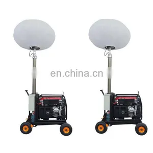 1000w*2 Emergency Balloon Portable Mobile Light Tower With Diesel Generator thumbnail-2