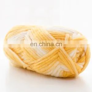 1.2NM Long Space Dyed Acrylic and Nylon Blend Fancy Yarn for Knitting thumbnail-1
