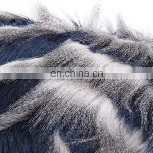High Quality Soft Faux Peacock Fur Rectangle Decorative Pillow thumbnail-2