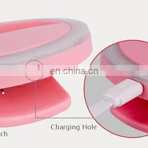 High Brightness Cell Phone Fill Soft Light Circle Lamp Clip On Mobile Photography Color Circular Dimmable Led Selfie Ring Light thumbnail-5