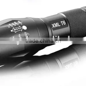 5Model ZOOM Focusing Aluminum XML2 T6 LED Tactical Flashlight thumbnail-2