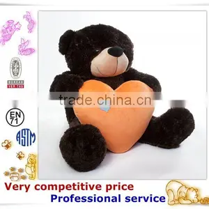 OEM Stuffed Toy,Custom Plush Toys, Valentine Bear With Heart thumbnail-2
