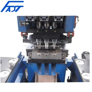 High Performance 1200Ton Punching Force CNC Hydraulic Punching Marking Machine For Connect Board Joint Plate Model CJ123 thumbnail-4