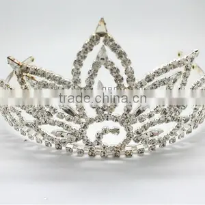 Vogue Jewelry Wedding Princess Crown for Girls and Tiaras Wholesale Crown thumbnail-1