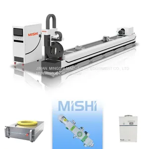 Factory Supplier Quality Assurance Tube Pipe Metal CNC Laser Cutting Machine for Carbon/ Stainless Steel Aluminum Brass thumbnail-1