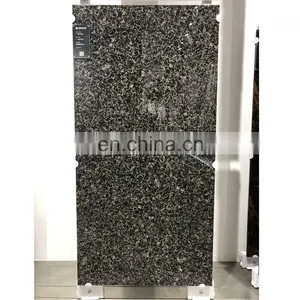 Fohan Kajaria Tiles 600x600 Color Body Dark Black Full Polished Glazed Marble Stone Porcelain Tiles JM63803DF thumbnail-1