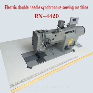 Computer Leather Double Needle Triple Synchronous Thick Material Machine Large Tents Sewing Machine RN-4420 thumbnail-1