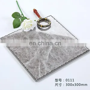 Modern Minimalist Bathroom Balcony Kitchen Tiles Gold-plated 300x300 Floor Tiles thumbnail-4