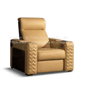 Multifunction Electric Recliners High End Home Theater Sofa Reclinable Theater Cinema Sofa Chair thumbnail-1