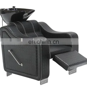 Cheaper Shampoo Chair in Stock Hair Washing Chair Bed Salon Unit thumbnail-1