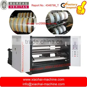 Automatic Paper Plastic Film PVC PET BOPP Slitting and Rewinding Machine With Flat and Disc Knife and Full Automatic Tension thumbnail-2