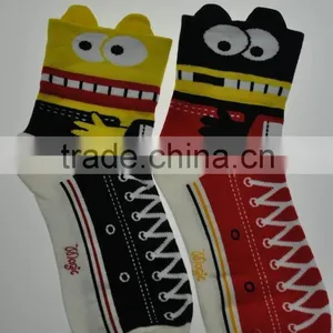 Kids Cartoon Tube Socks. thumbnail-2