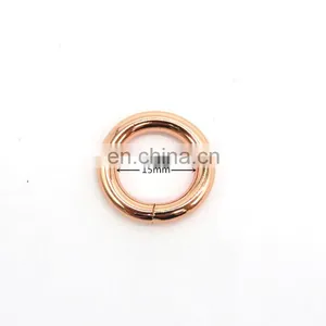 Rose Gold Iron Round Ring For Handbag thumbnail-2