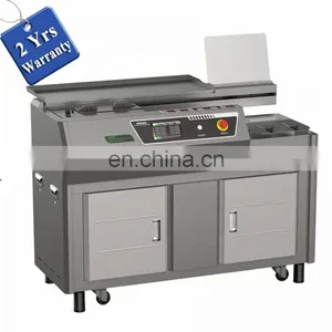UK5 7inch Touch Screen Silence Mute Hot Thermal Glue Book Cover Binder, Notebook Hotmelt Glue Bookbinding Machine thumbnail-1