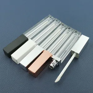 MOQ 100pcs Custom Private Logo Paper Box Lipgloss Container Packaging Empty Custom Lip Gloss Tube Wtih Wand thumbnail-4