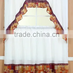 (STOCK)3PCS PRINTED MICROFIBER KITCHEN CURTAIN thumbnail-3